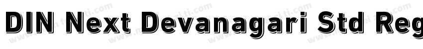DIN Next Devanagari Std Regular字体转换